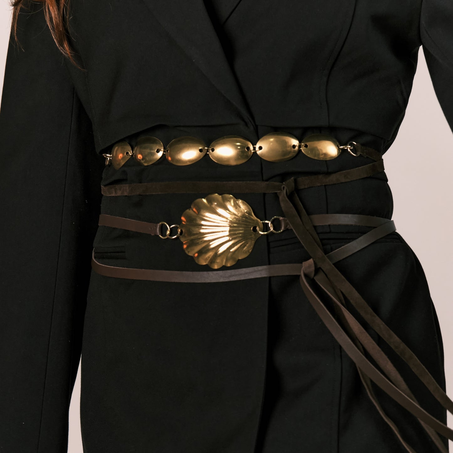 Spoon leather belt