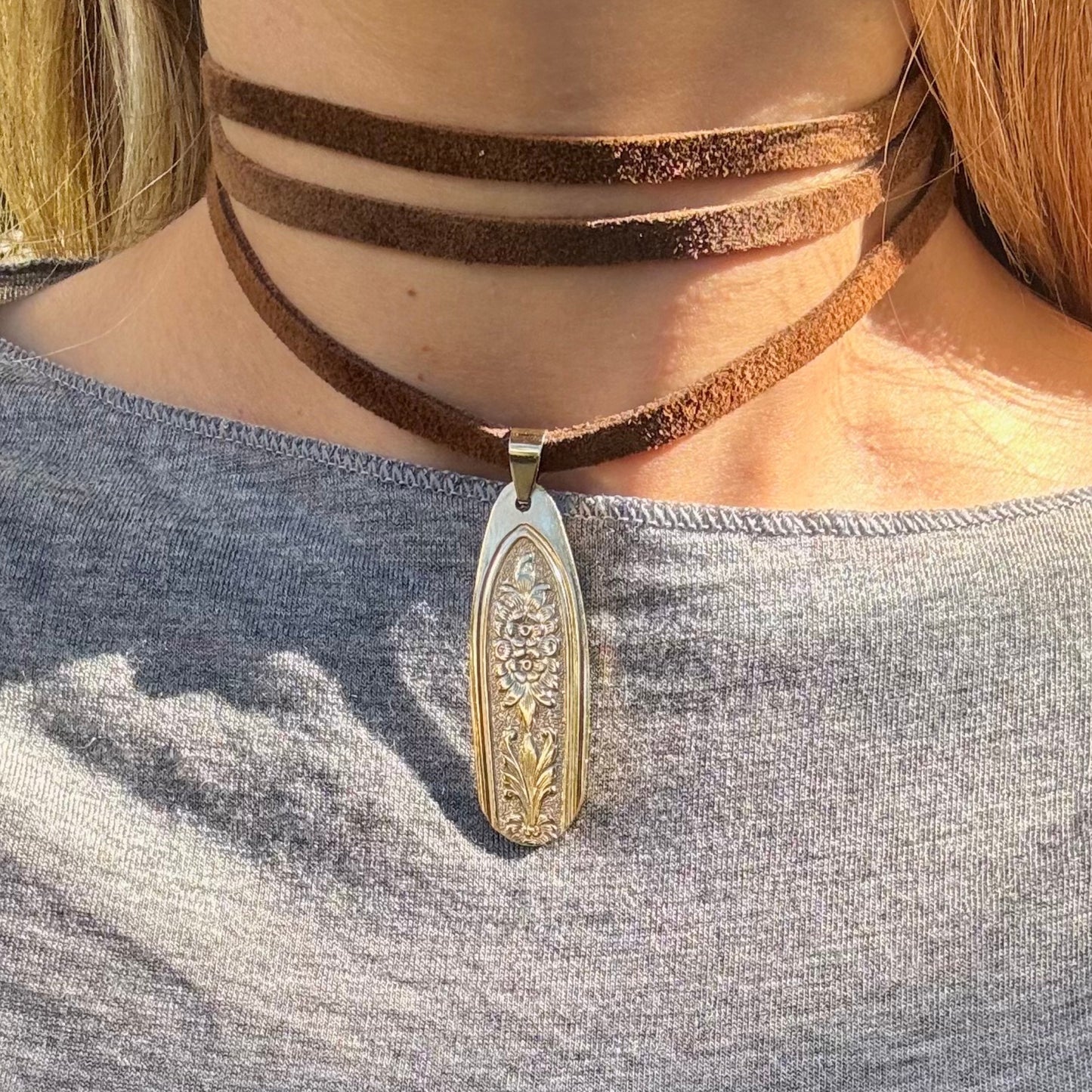 Hera Leather Pendant