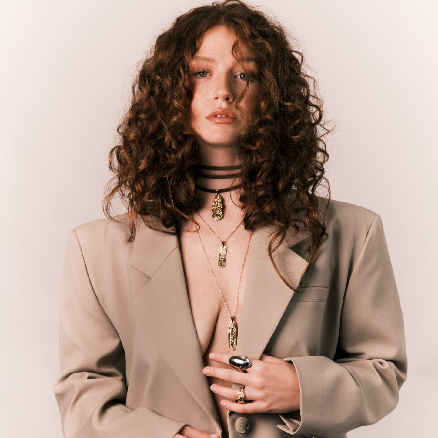 Luce Leather Pendant