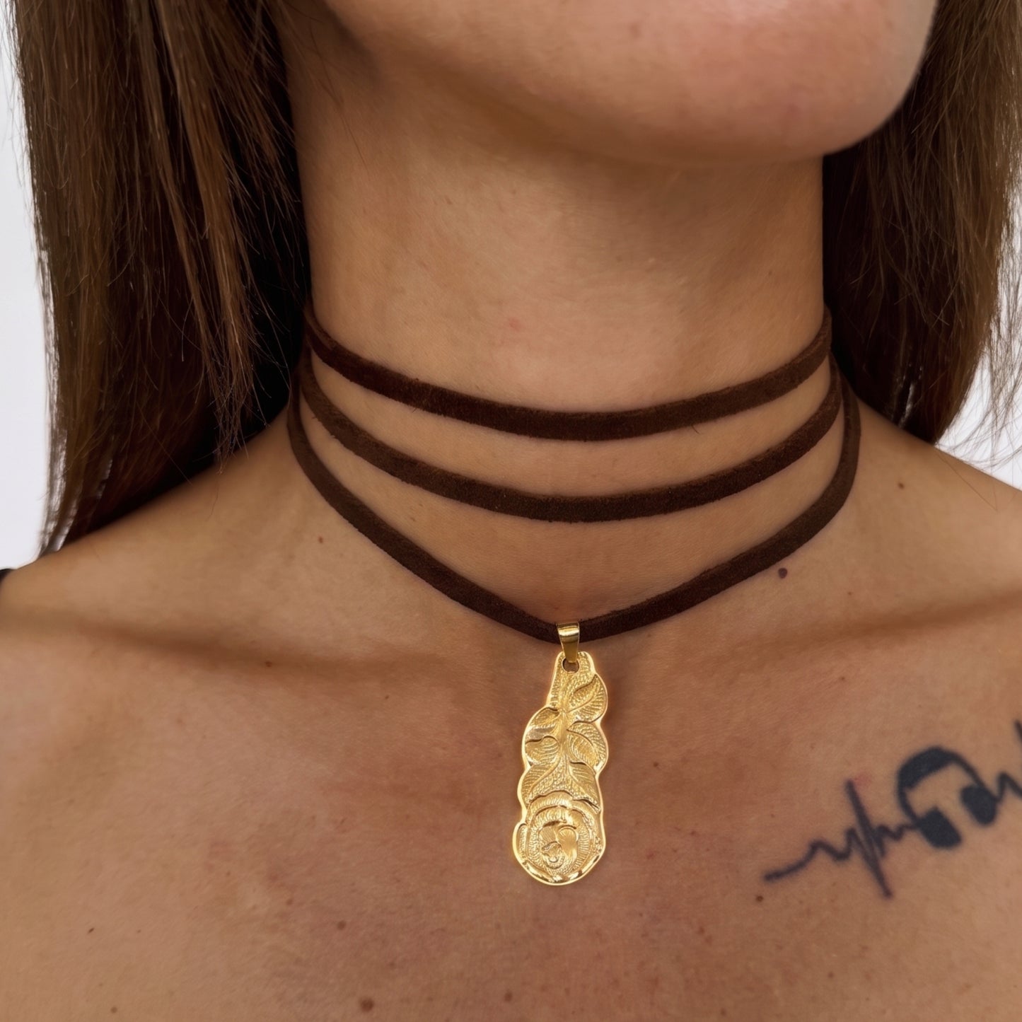 Luce Leather Pendant